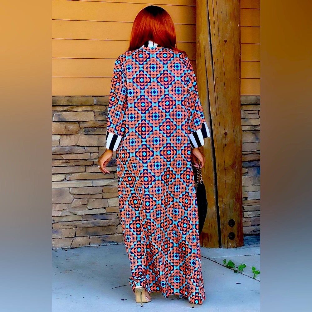 New Maxi Caftan - Multi Color - Size Medium - image 2